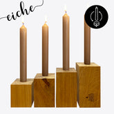 Kerzenständer 4er-Set – für Teelichter und Stabkerzen